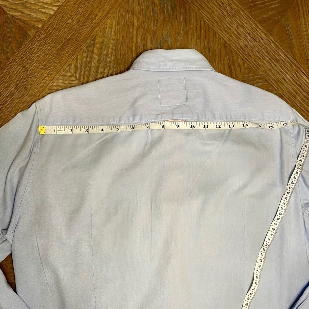 BOSS Orange Cliff Light Blue Long Sleeve Button Down Shirt - Picture 10 of 10